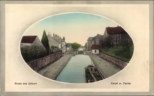 Passepartout Ak Saverne Zabern Elsass Bas Rhin, Kanal
