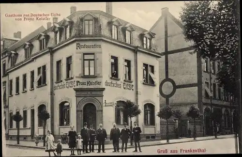 Ak Frankenthal in der Pfalz, Gasthaus zur Deutschen Eiche