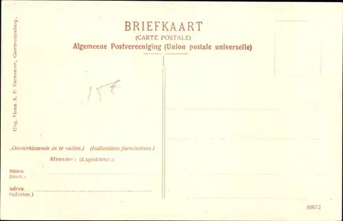 Ak Geertruidenberg Nordbrabant Niederlande, Straßenpartie