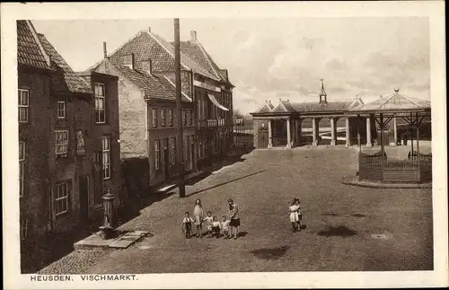 Ak Heusden Nordbrabant, Vischmarkt