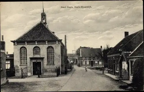 Ak Moerdijk Nordbrabant Niederlande, Ned. Herv. Kerk