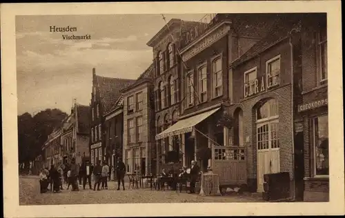 Ak Heusden Nordbrabant, Vischmarkt