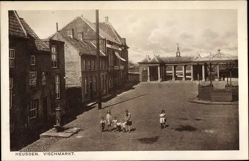 Ak Heusden Nordbrabant, Vischmarkt