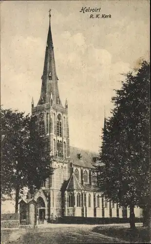 Ak Helvoirt Vught Nordbrabant, R. K. Kerk