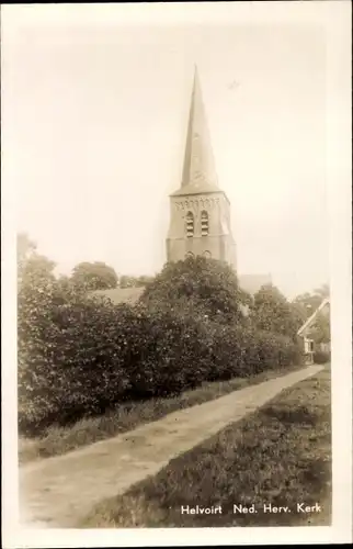 Ak Helvoirt Vught Nordbrabant, Ned. Herv. Kerk