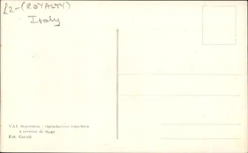 Ak Adel Italien, I Principi di Savoia, Esel, Kutsche