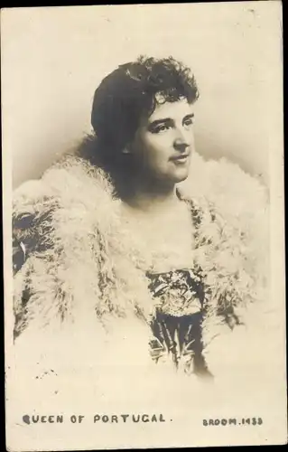Foto Ak Amélie d’Orléans, Königin von Portugal, Portrait