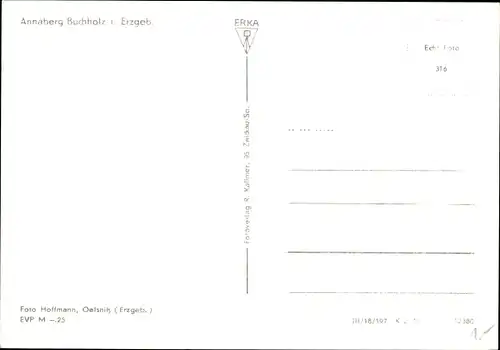 Ak Annaberg Buchholz im Erzgebirge, Panorama