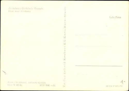 Ak Annaberg Buchholz Erzgebirge, Blick zum Pöhlberg