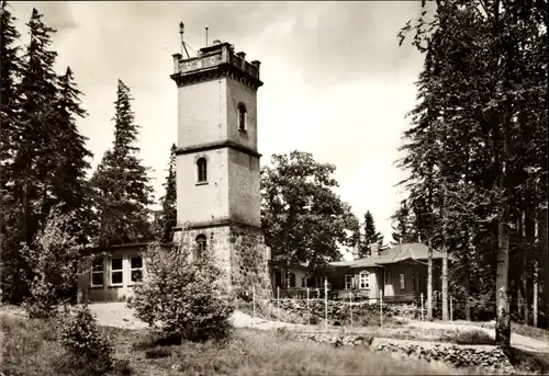 Ak Schneeberg im Erzgebirge, Berggaststätte Gleesberg