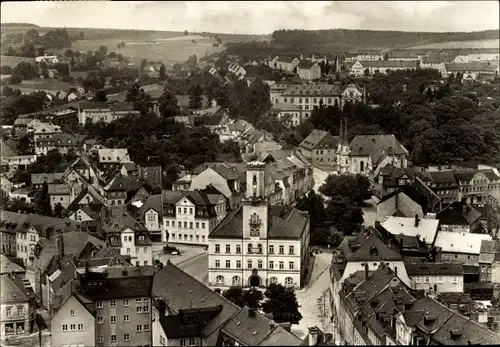 Ak Schneeberg im Erzgebirge, Blick vom Turm der St. Wolfgangkirche
