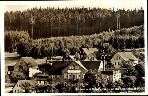 Ak Sohland an der Spree in Sachsen, Gasthof zur Oberschmiede