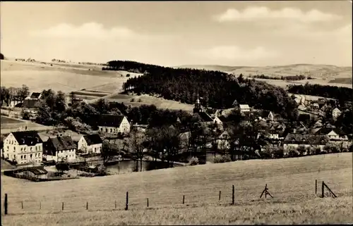 Ak Weißbach Amtsberg im Erzgebirge, Panorama vom Ort