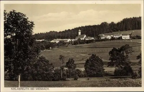 Ak Niklasreuth Irschenberg in Oberbayern, Ortsansicht