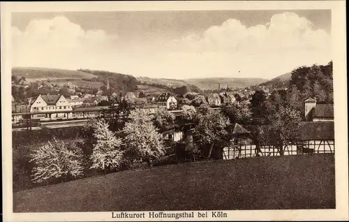 Ak Hoffnungsthal Rösrath im Rheinisch Bergischen Kreis, Panorama vom Ort