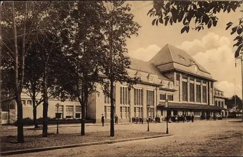 Ak Mülheim Köln am Rhein, Bahnhof, Straßenansicht
