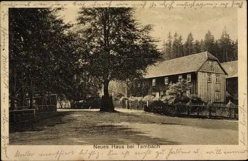 Ak Tambach Dietharz in Thüringen, Forsthaus Neues Haus