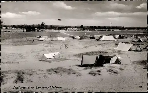 Ak Lenste Grömitz in Ostholstein, Naturstrand, Zeltplatz