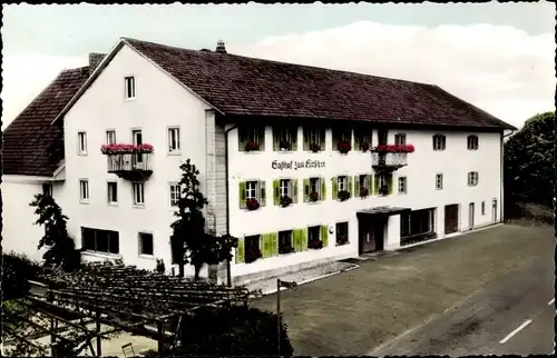 Ak Birkendorf im Schwarzwald Baden Württemberg, Gasthof und Pension zum Hirschen