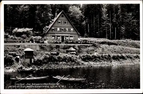 Ak Forbach im Schwarzwald, Gasthof Zur Schwarzenbachsperre