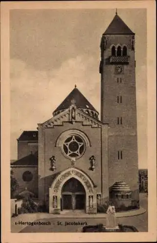 Ak 's Hertogenbosch Nordbrabant Niederlande, St. Jacobskerk