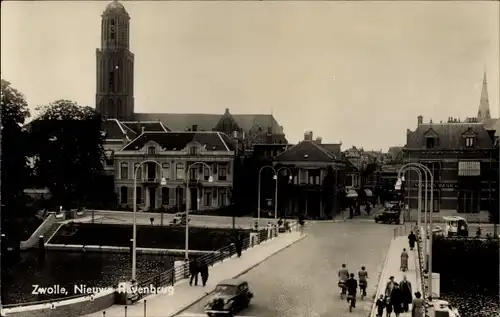 Ak Zwolle Overijssel Niederlande, Nieuwe Ravenbrug