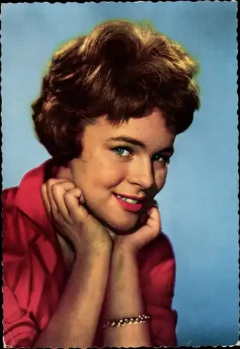 Ak Schauspielerin Conny Froboes, Portrait