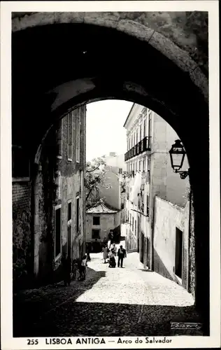 Ak Lisboa Lissabon Portugal, Antiga, Arco do Salvador