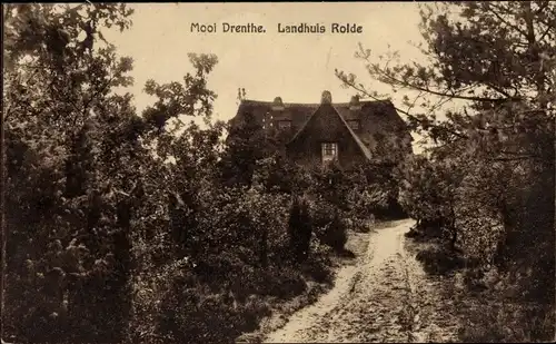 Ak Rolde Drenthe Niederlande, Landhuis Rolde