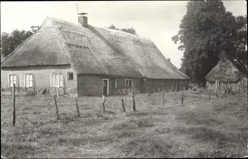 Ak Gees Drenthe, Bauerngehöft
