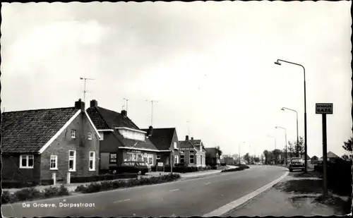 Ak De Groeve Drenthe Niederlande, Dorpsstraat