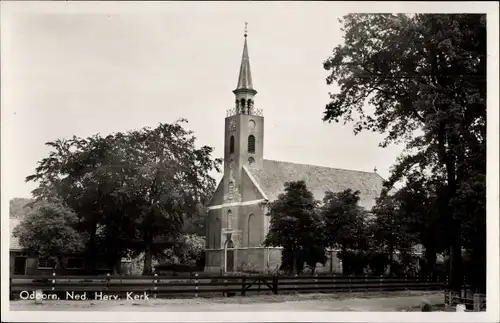 Ak Odoorn Drenthe Niederlande, Ned. Herv. Kerk