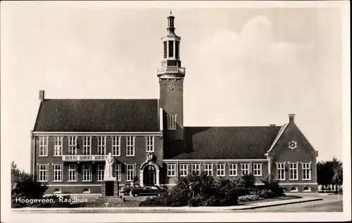 Ak Hoogeveen Drenthe, Raadhuis