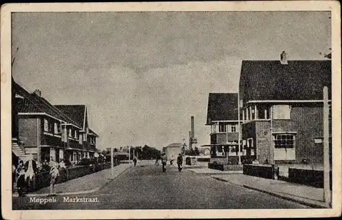 Ak Meppel Drenthe Niederlande, Markstraat