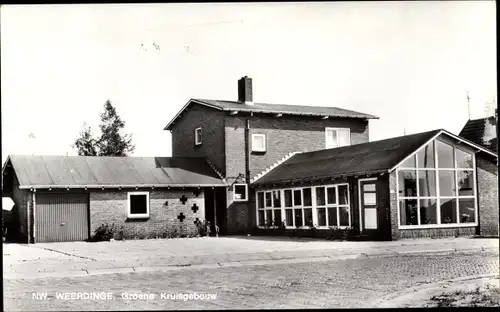 Ak Nieuw Weerdinge Drenthe Niederlande, Groene Kruisgebouw