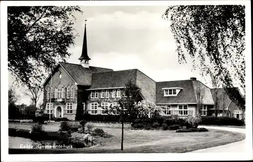 Ak Eelde Drenthe Niederlande, Gemeentehuis