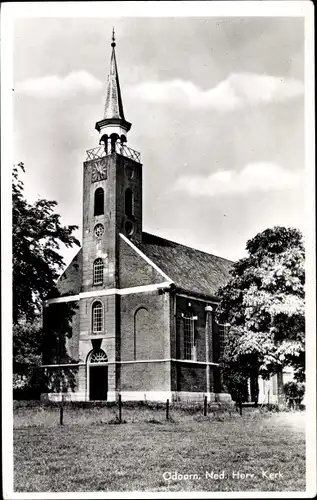 Ak Odoorn Drenthe Niederlande, Ned. Herv. Kerk