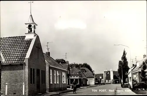 Ak Ten Post Groningen, Ned. Herv. Kerk