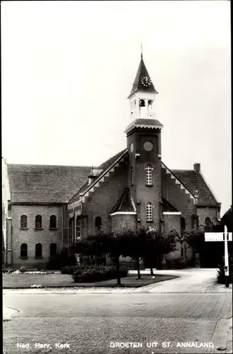 Ak Sint Annaland Zeeland Niederlande, Ned. Herv. Kerk