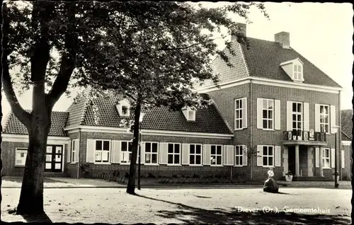 Ak Diever Drenthe Niederlande, Gemeentehuis