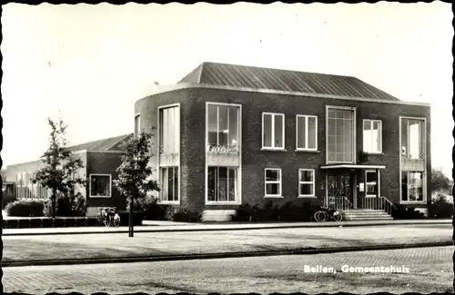 Ak Beilen Drenthe Niederlande, Gemeentehuis