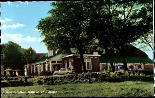 Ak Zeegse Drenthe, Hotel-Cafe-Rest. Berg en Dal