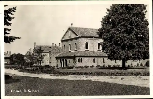 Ak Emmen Drenthe Niederlande, R. K. Kerk