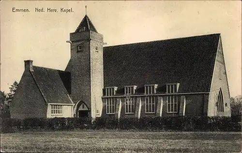 Ak Emmen Drenthe Niederlande, Ned. Herv. Kerk