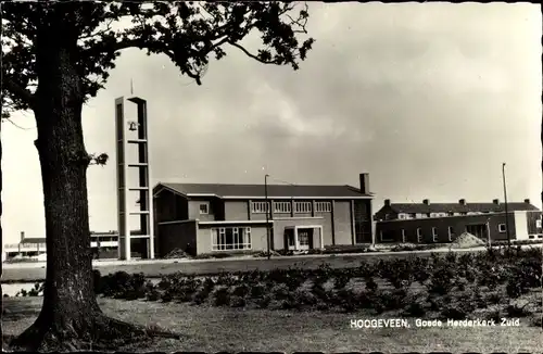Ak Hoogeveen Drenthe, Goede Herderkerk Zuid