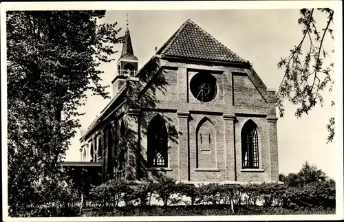 Ak Koekange Drenthe, Ned. Herv. Kerk