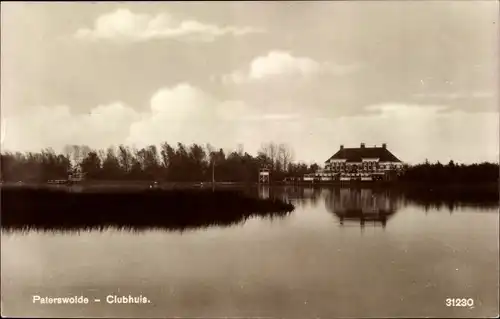 Ak Paterswolde Drenthe Niederlande, Clubhuis