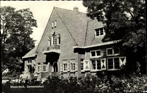 Ak Westerbork Drenthe Niederlande, Gemeentehuis