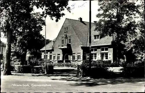 Ak Westerbork Drenthe Niederlande, Gemeentehuis