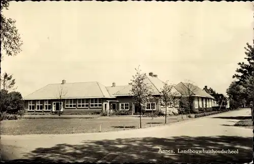 Ak Annen Drenthe Niederlande, Landbouwhuishoudschool